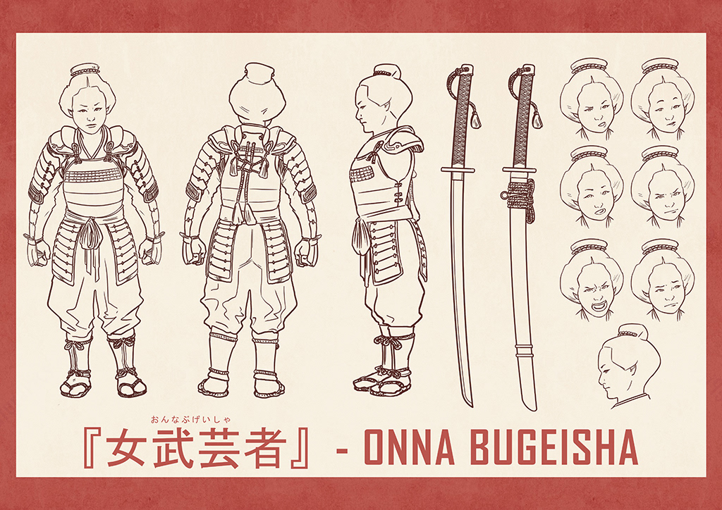 bugeisha japan onna samurai Sword woman