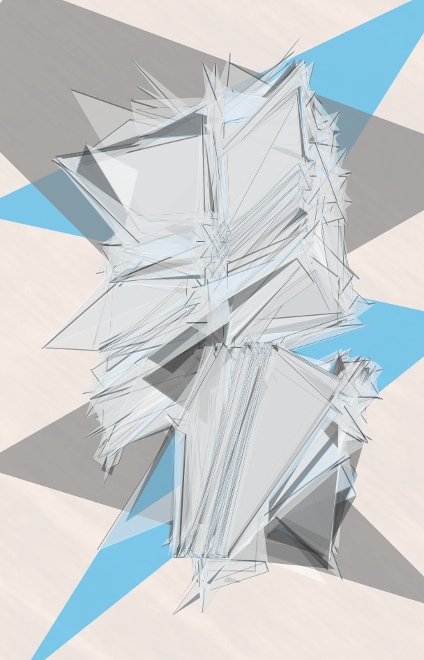 geometry contemporary experimental design vector 3D photomanipulation modern futuristic reflection