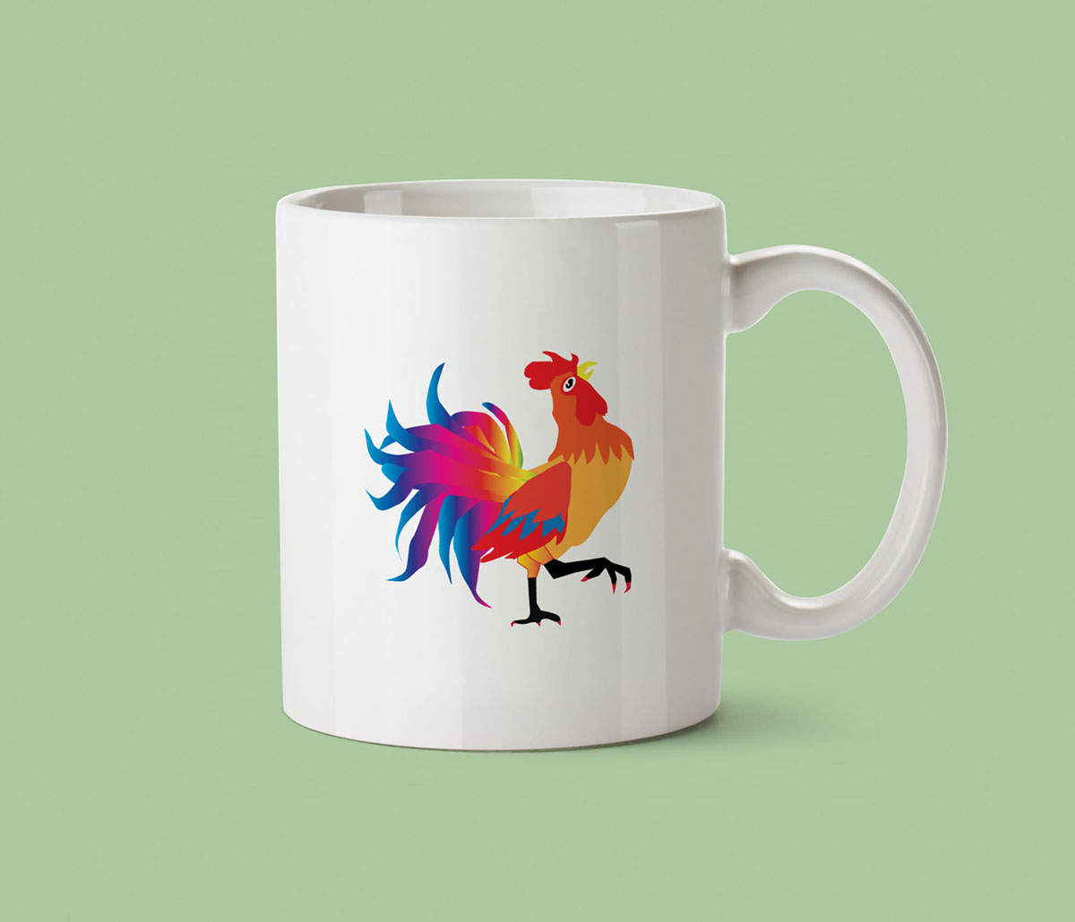 Rooster ILLUSTRATION  colorful