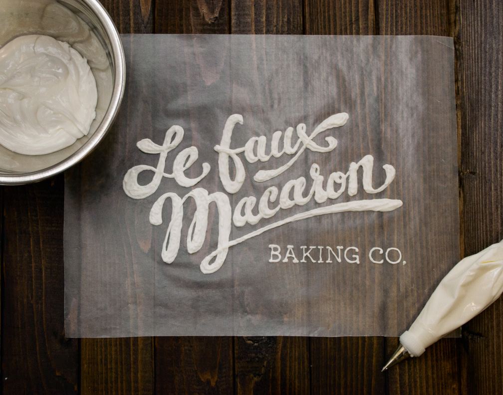 annual report Annual Report Design icing type HAND LETTERING bakery annual report bakery