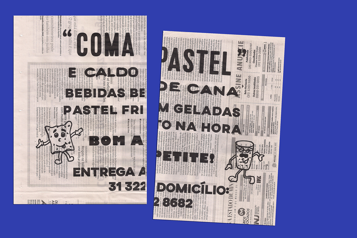 graphic design  brazilian design culture pastel paper Food  ILLUSTRATION  Brazil