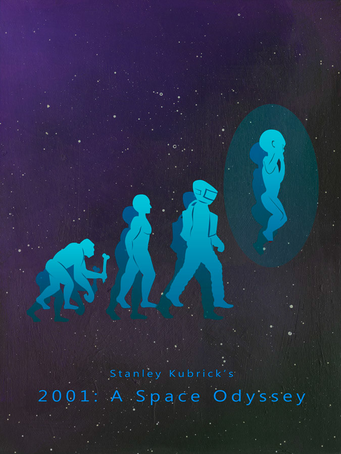 Movies movie poster Stanley Kubrick space odyssey