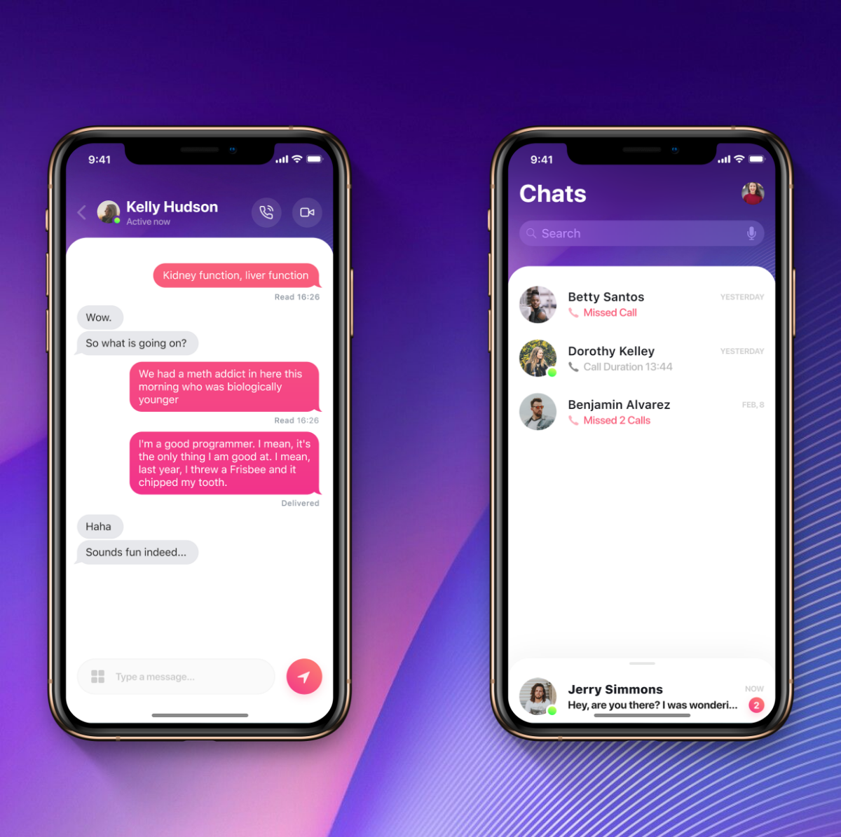 UI ux viber messenger sarl redesign app mobile