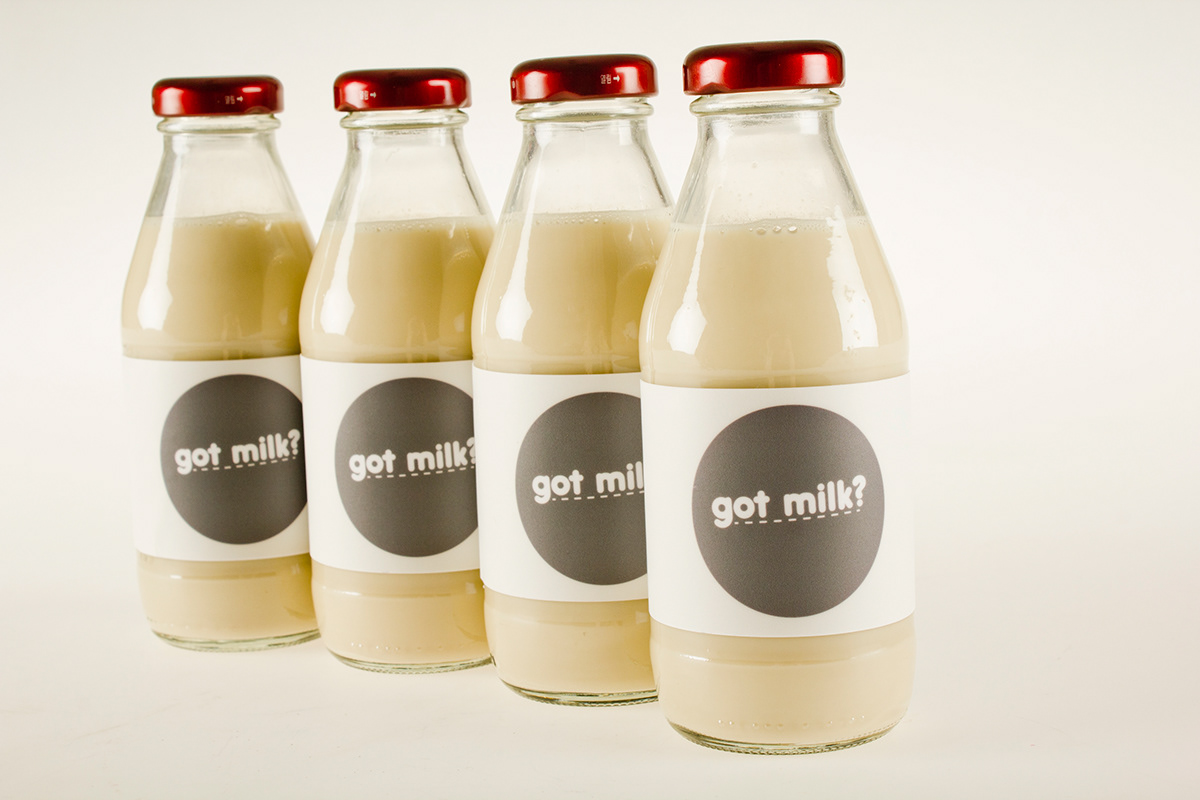milk milk packaging milk product design minimal milk bottle 4 pack 4 bottle bottle design bottle bottles
