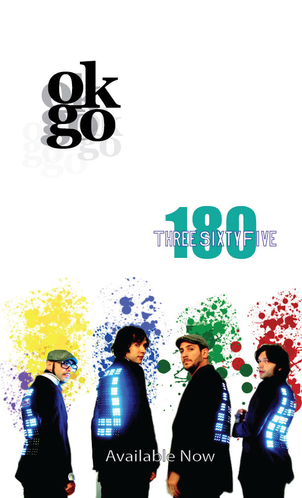 poster  branding OKGO Promotional Materials logo