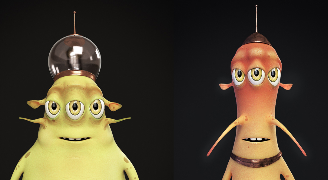 3D characters texturing vray 3dsmax TV Commercial