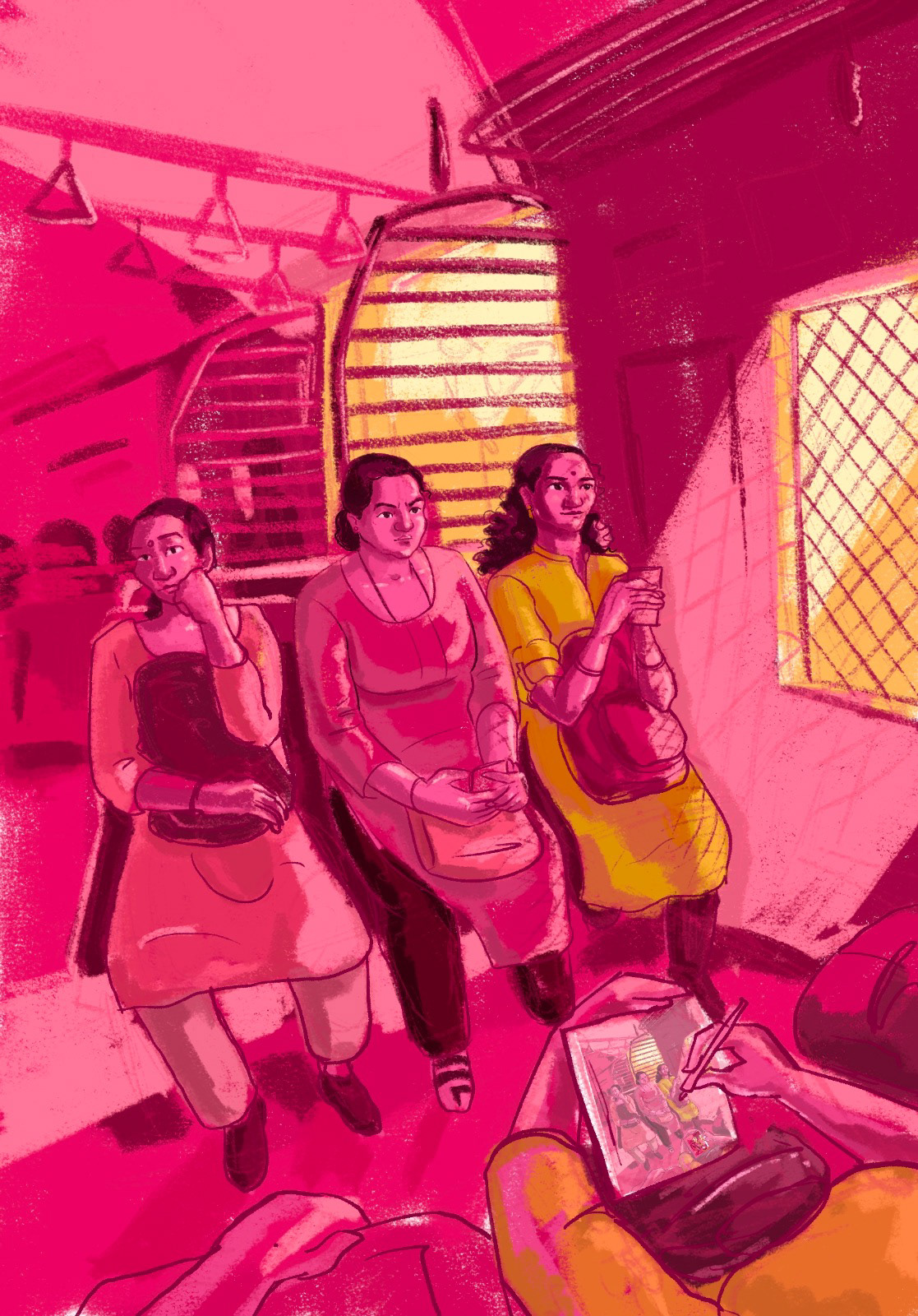 ILLUSTRATION  dailysketch artwork Procreate MUMBAI mumbailocals colors Digital Art  Recent Work Love