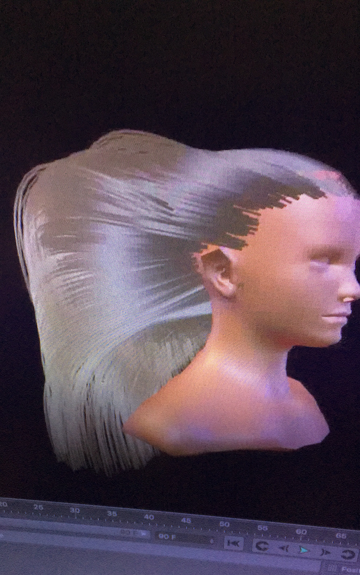 hair curly cinema4d lawlez CGI realistic 3dsmax human female art