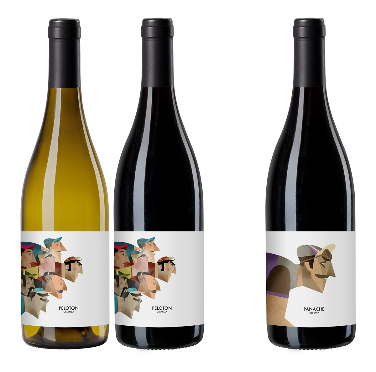wine label design bottle vino fauna etiqueta
