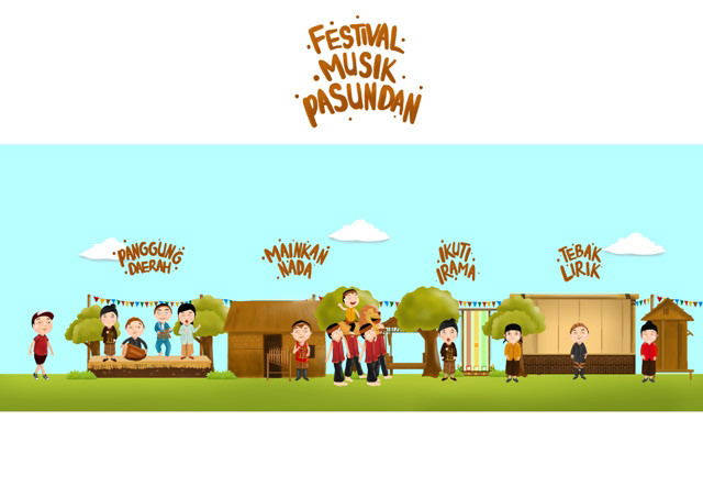 interactive childern kids cd interactive song lagu lagu daerah festival information indonesia