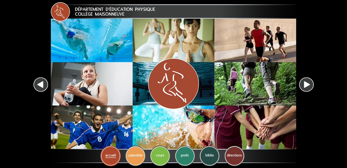 Collège de Maisonneuve site départemental éducation physique  sport Physical Education school