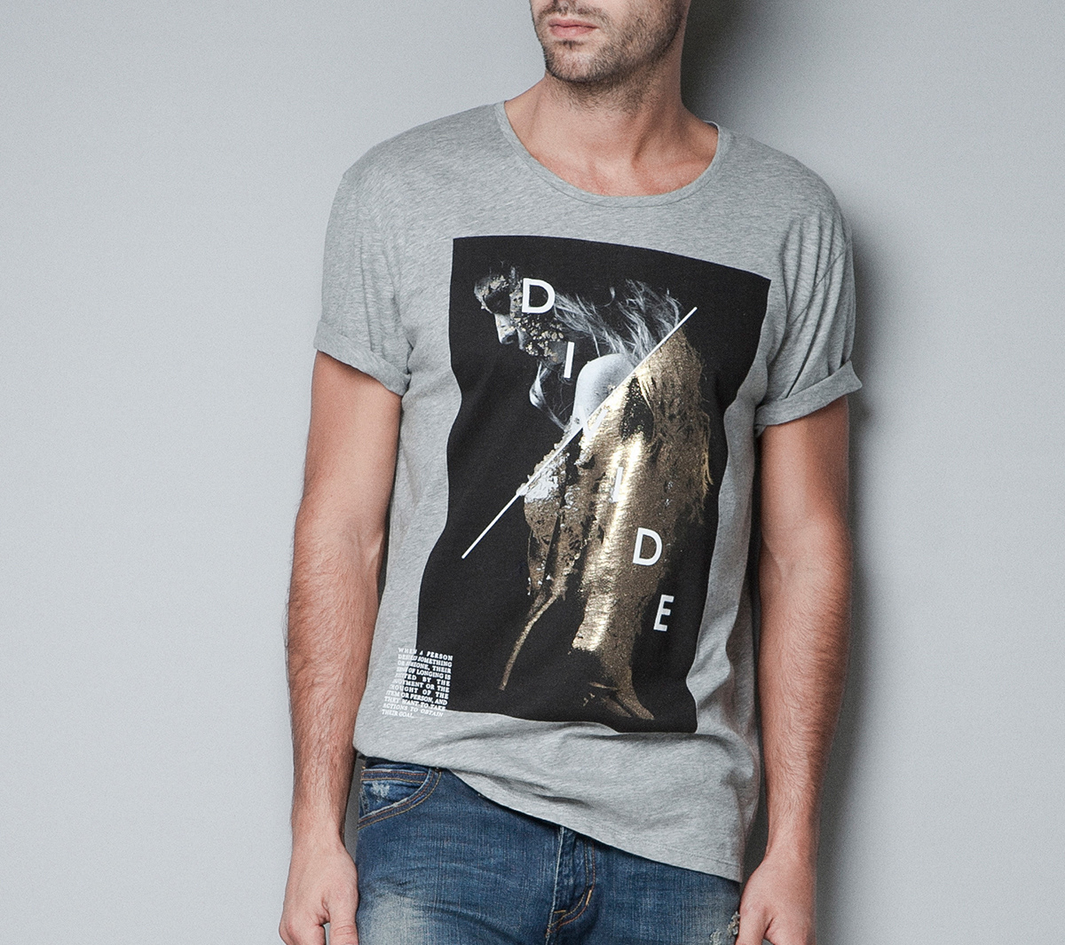 editorial print zara daniel marques t-shirt