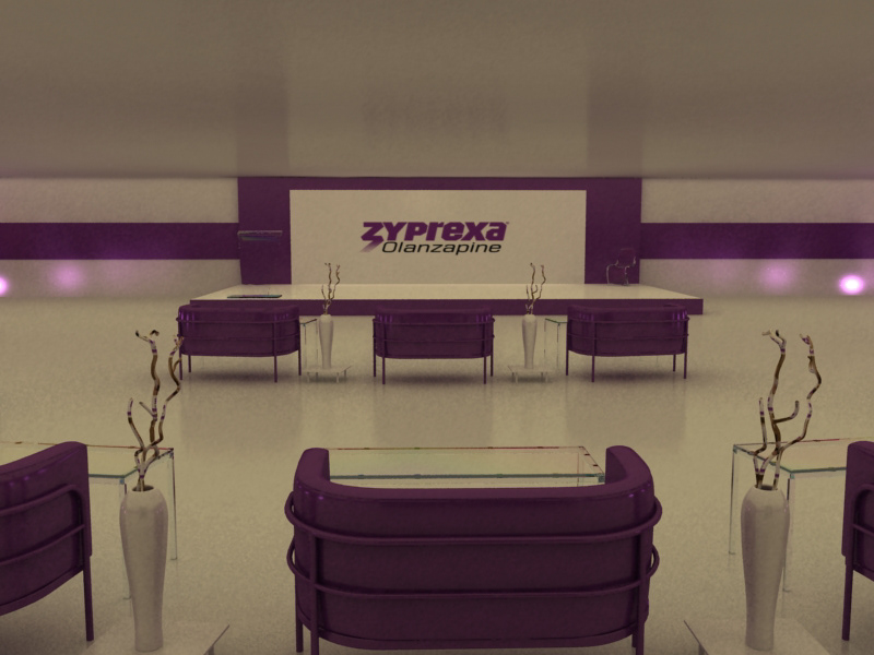zyprexa tension artworks 3D conferrence design