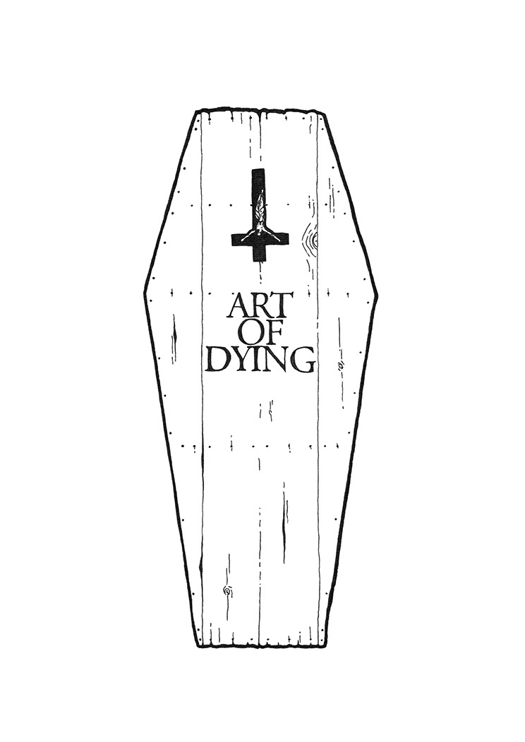 coffin artofdying justasite grave