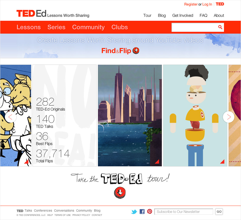 Adobe Portfolio TED Ed Education TED ILLUSTRATION  school Technology video Platform lessons seso media group