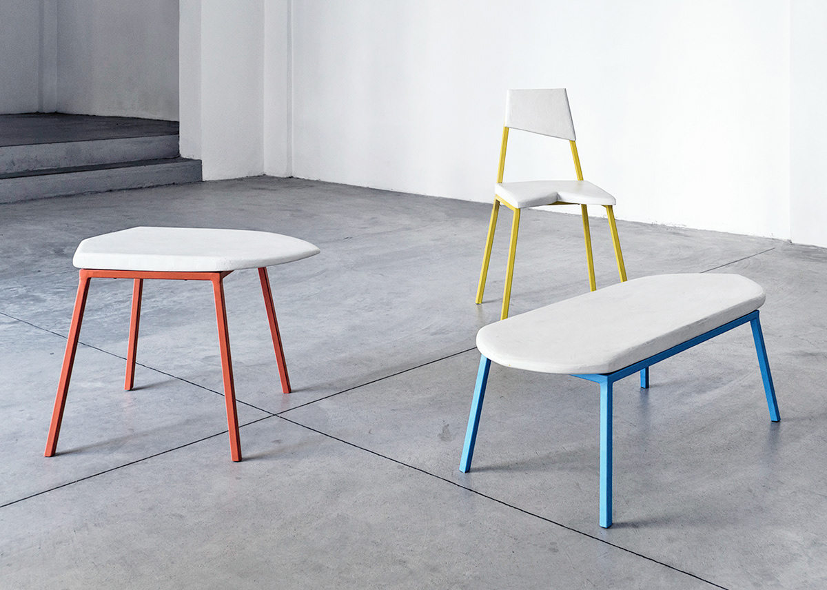 furniture polyurethane metal chair stool table Surf surfboards design fuorisalone salone del mobile milan