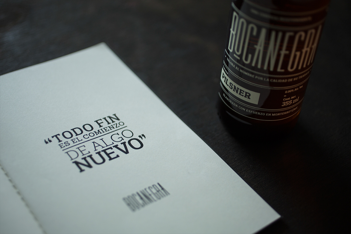 Adobe Portfolio branding  bocanegra beer cerveza monterrey mexico lasociedad
