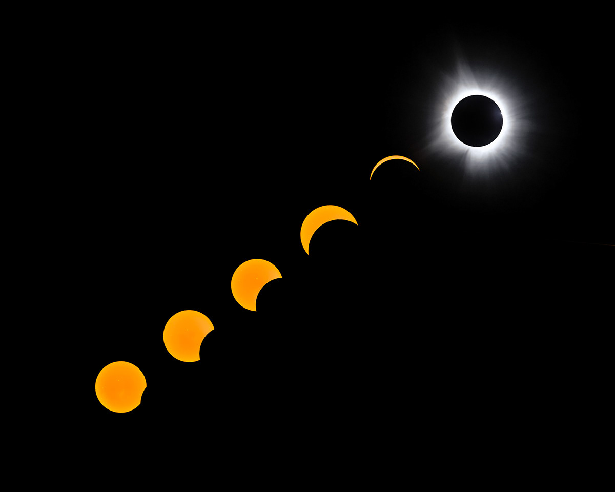 eclipse Sun Photography  photographer Landscape astrophotography moon photoshop design Arkansas