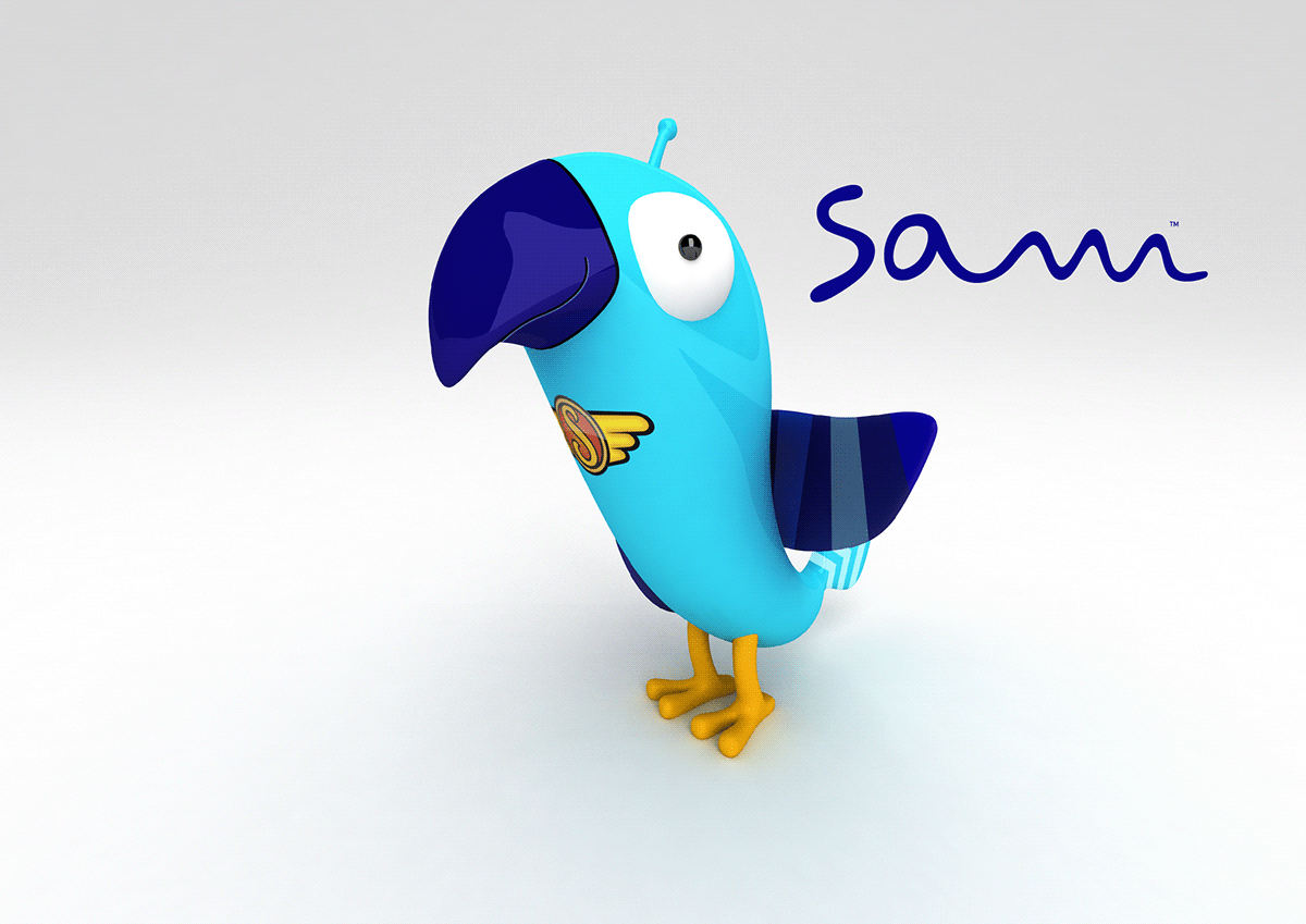 mascote SATA Rui kids bird
