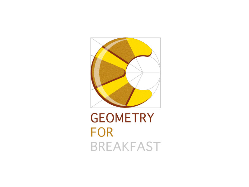 geometry Blog breakfast Website design yellow