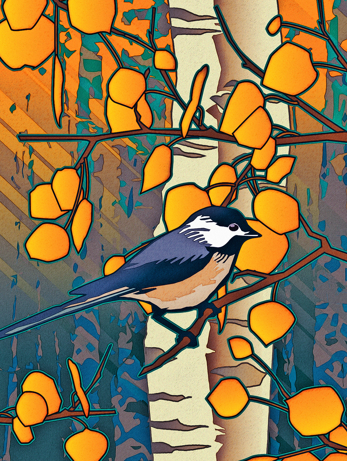 adobe illustrator art bird Digital Art  digital illustration ILLUSTRATION  Nature vector