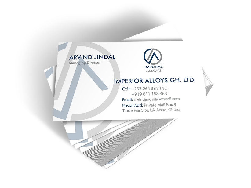 Logo Design business card design concept