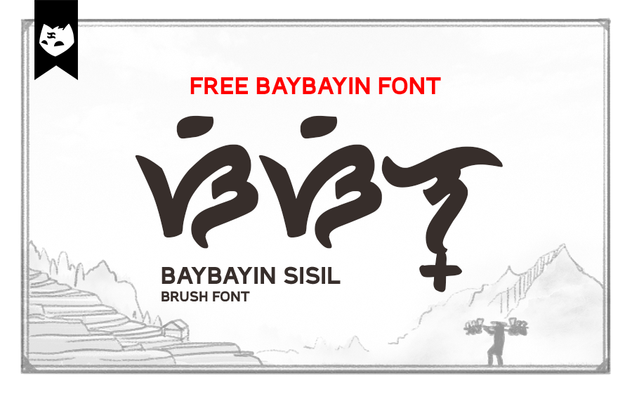 Baybayin modern filipino brush typography   free font philippines Script