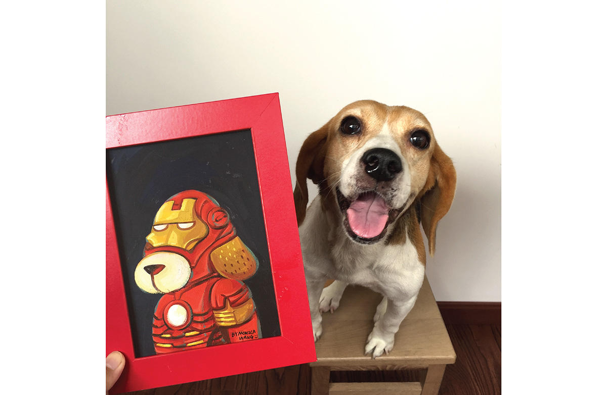 dog beagle SuperHero Hero Fun