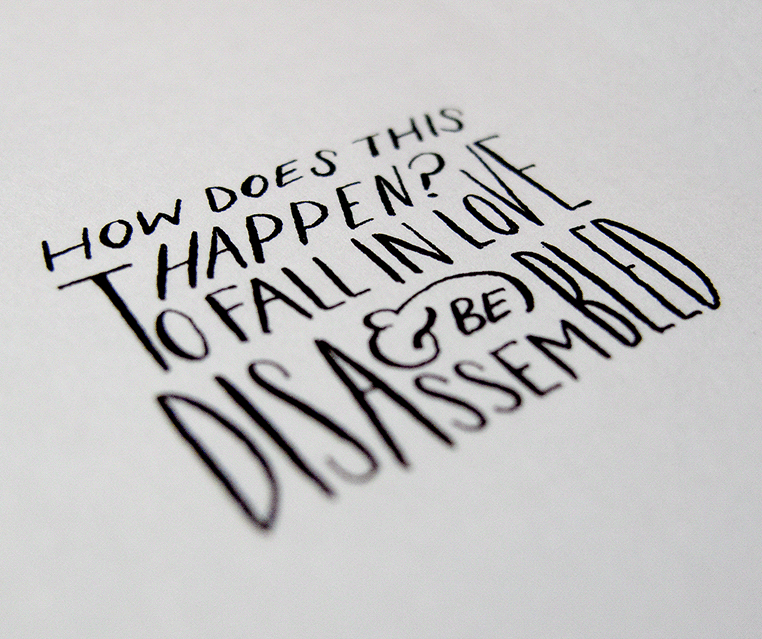 HAND LETTERING lettering the english patient literature Quotes