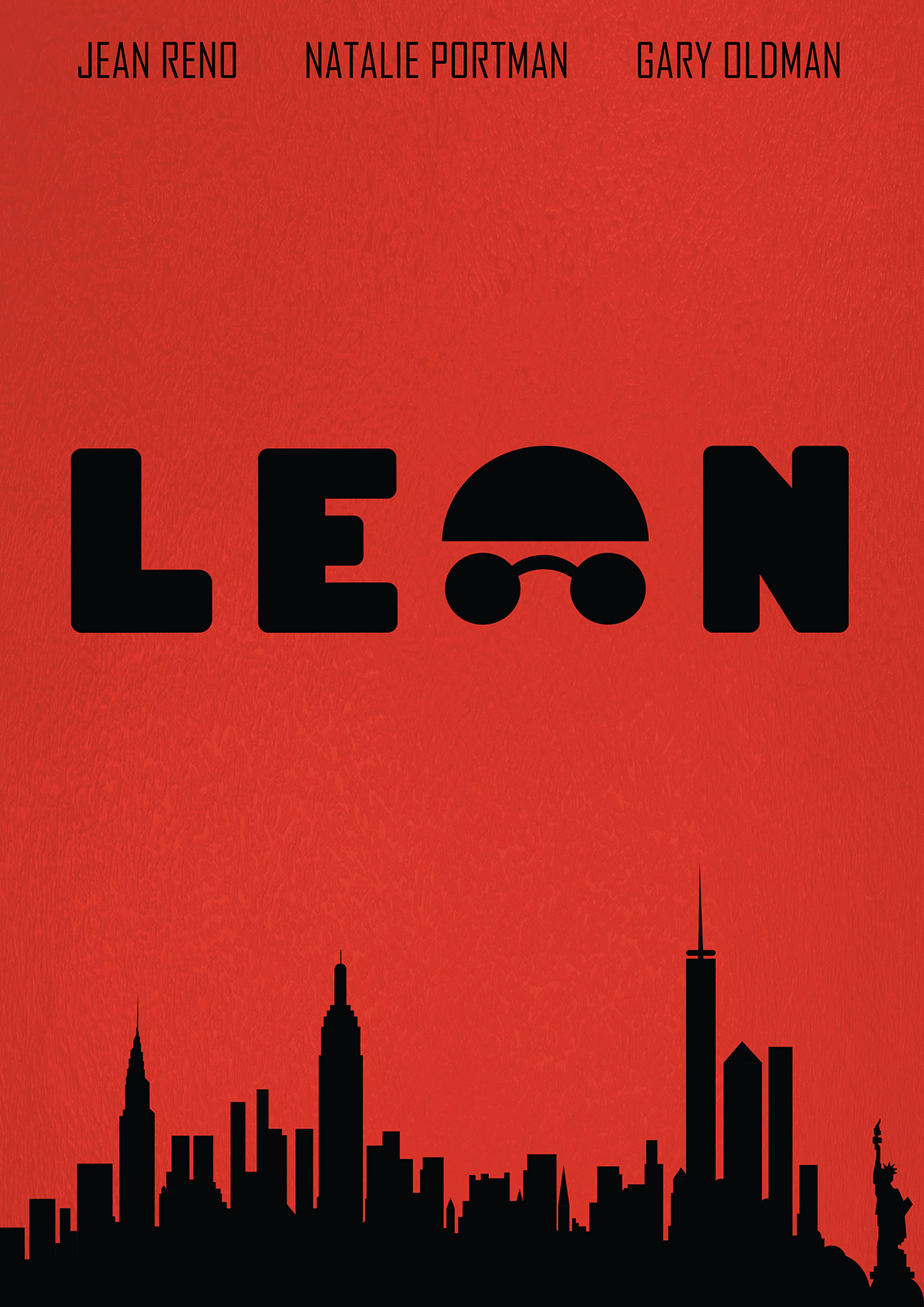 Leon leonkiller leontheprofessional poster movie poster ILLUSTRATION 