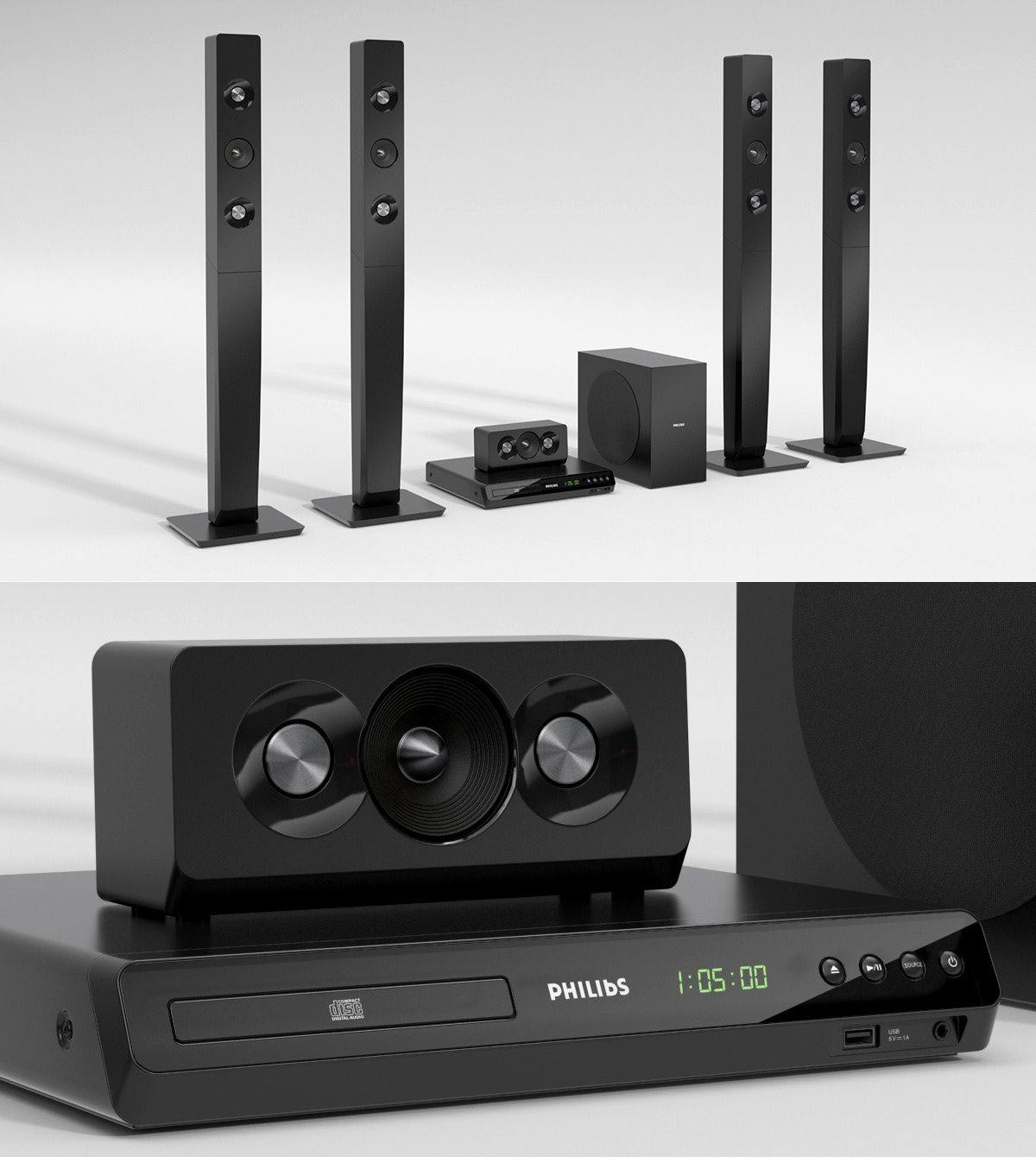 speaker Audio hi-fi 3D Render product player Electronics stereo Radio