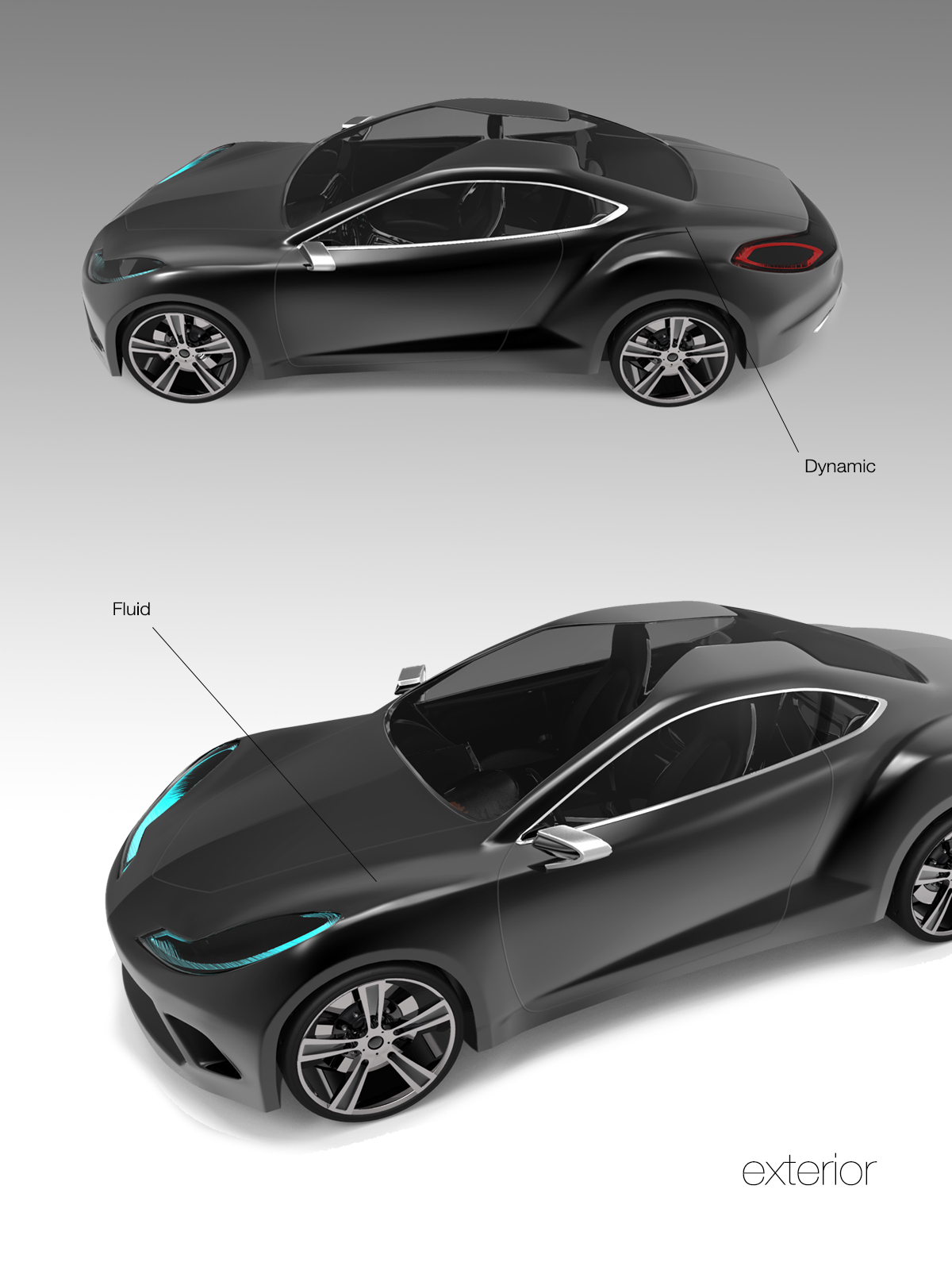 automotive   design industrial car 3D sketch product karmann Ghia karmann-ghia Classic redesign modern