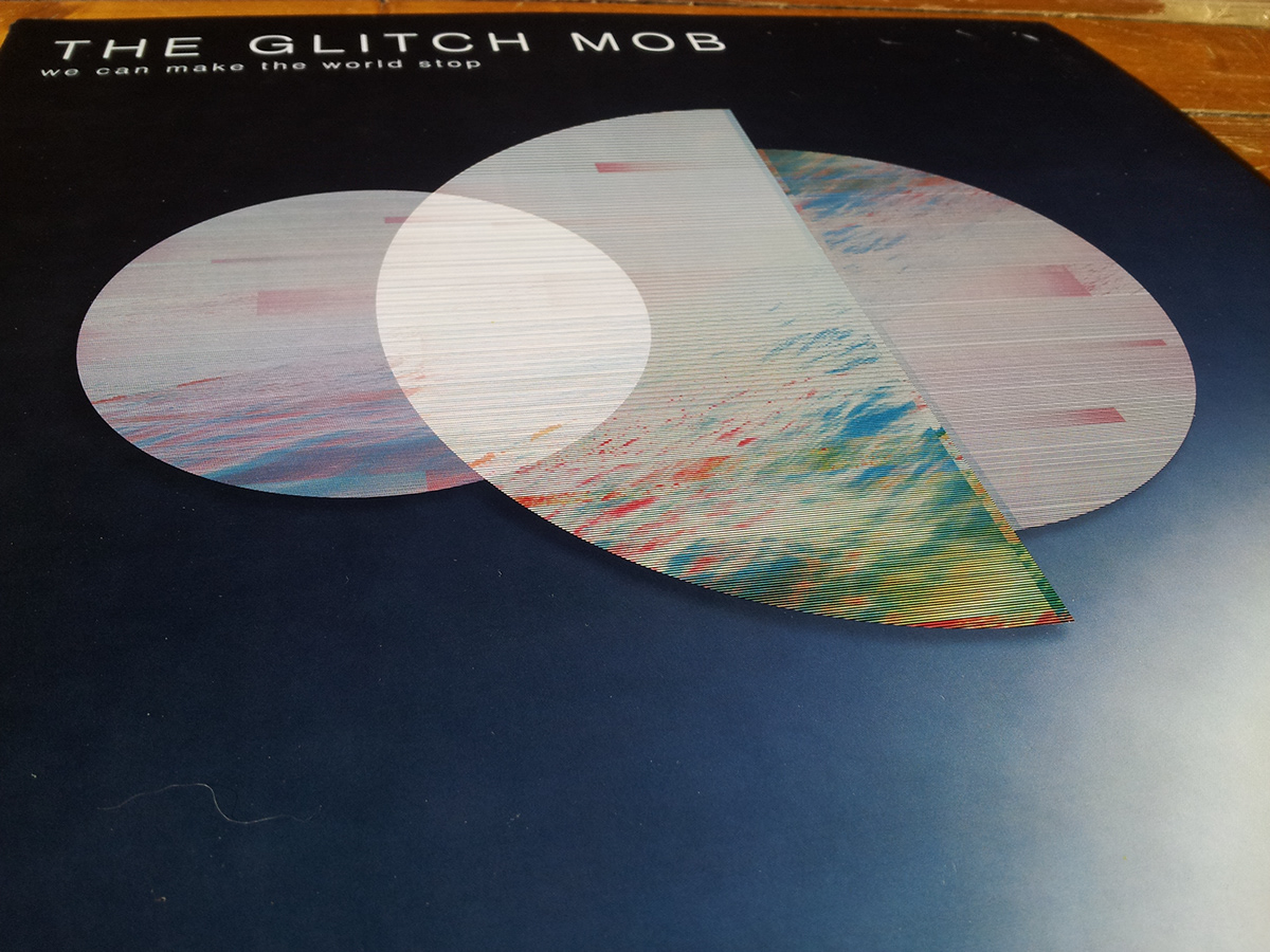 Glitch vinyl album art