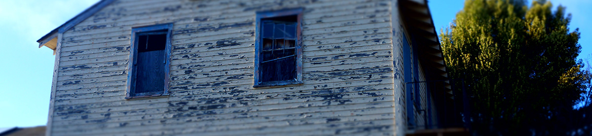 poem Transition windows broken rest panel paint building help alameda California navy abandoned old rotting