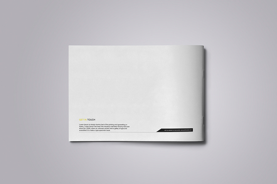 297x210 a4 agency art book Booklet brochure business clean corporate customizable design designer elegant flexible