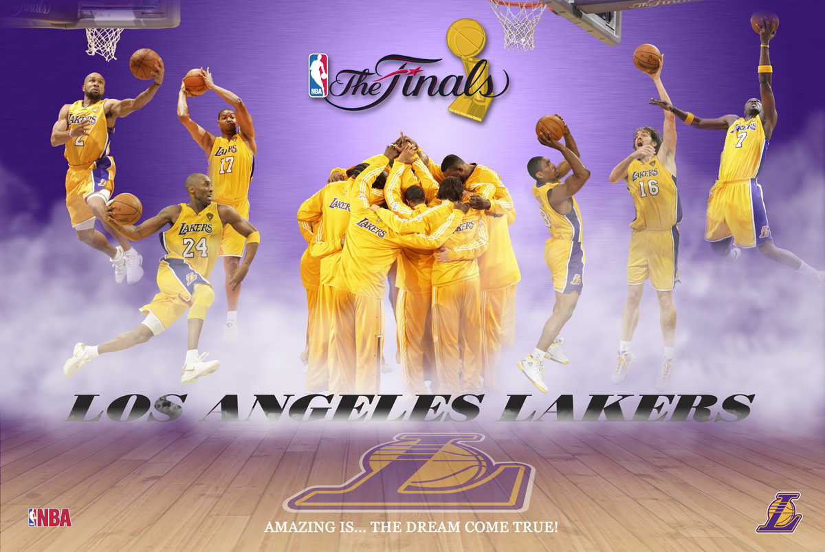 NBA LeBron Garnett bryant wade howard Lakers The Heat is on Anthony 2010 NBA Playoffs Rondo paul digital illustration photoshop