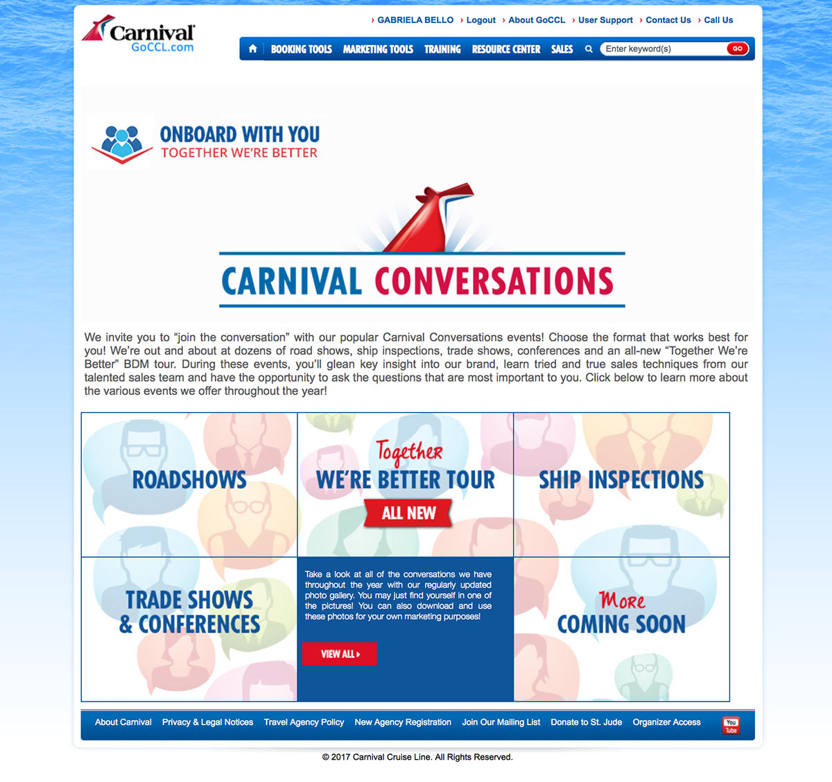 Carnival Cruise Line travel agents GoCCL.com Carnival Cruise Lines Carnival Conversations