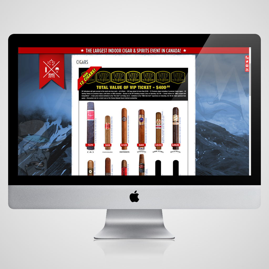 Rocky Mountain Smokeout Website wordpress Custom cms