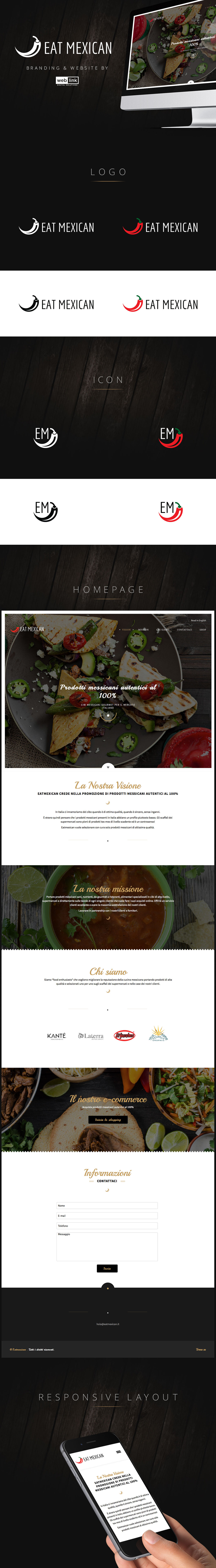 mexico Food  Italy Mexican gourmet Responsive logo Icon