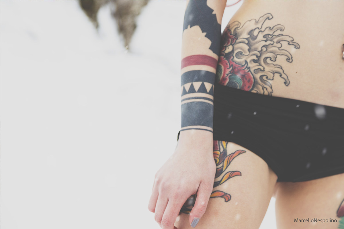 marcello nespolino d'alessandro ludovica melisurgo snow Neve suicide suicidegirls tatto tattoogirls photo scarlet