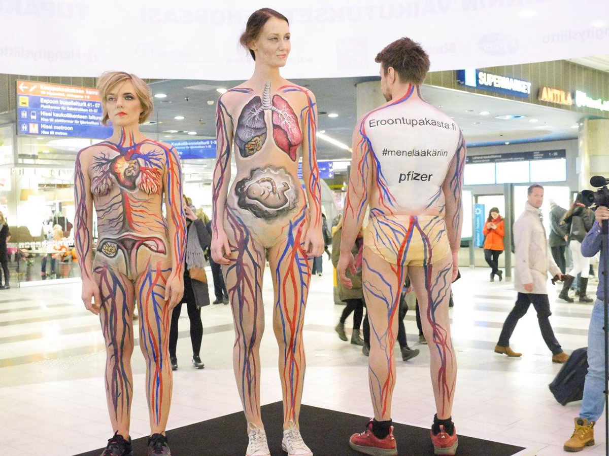 body paint body painting art painting   Event campaign marketing   fine art Live Event