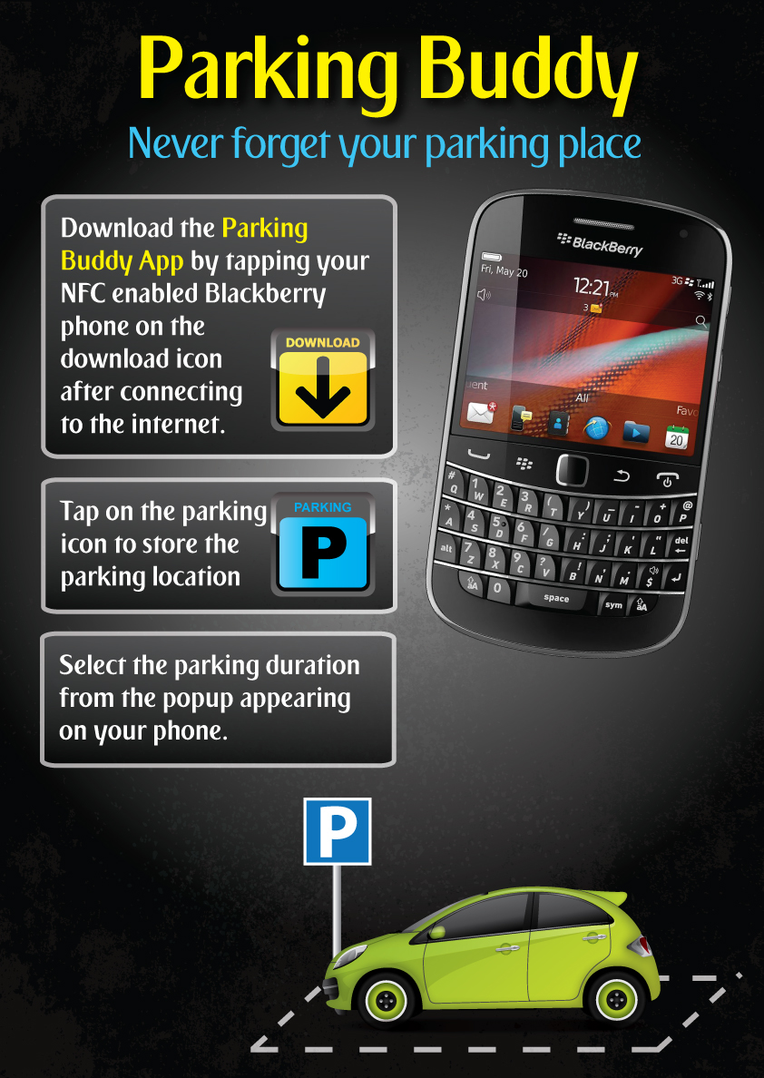 poster parking print BlackBerry App
