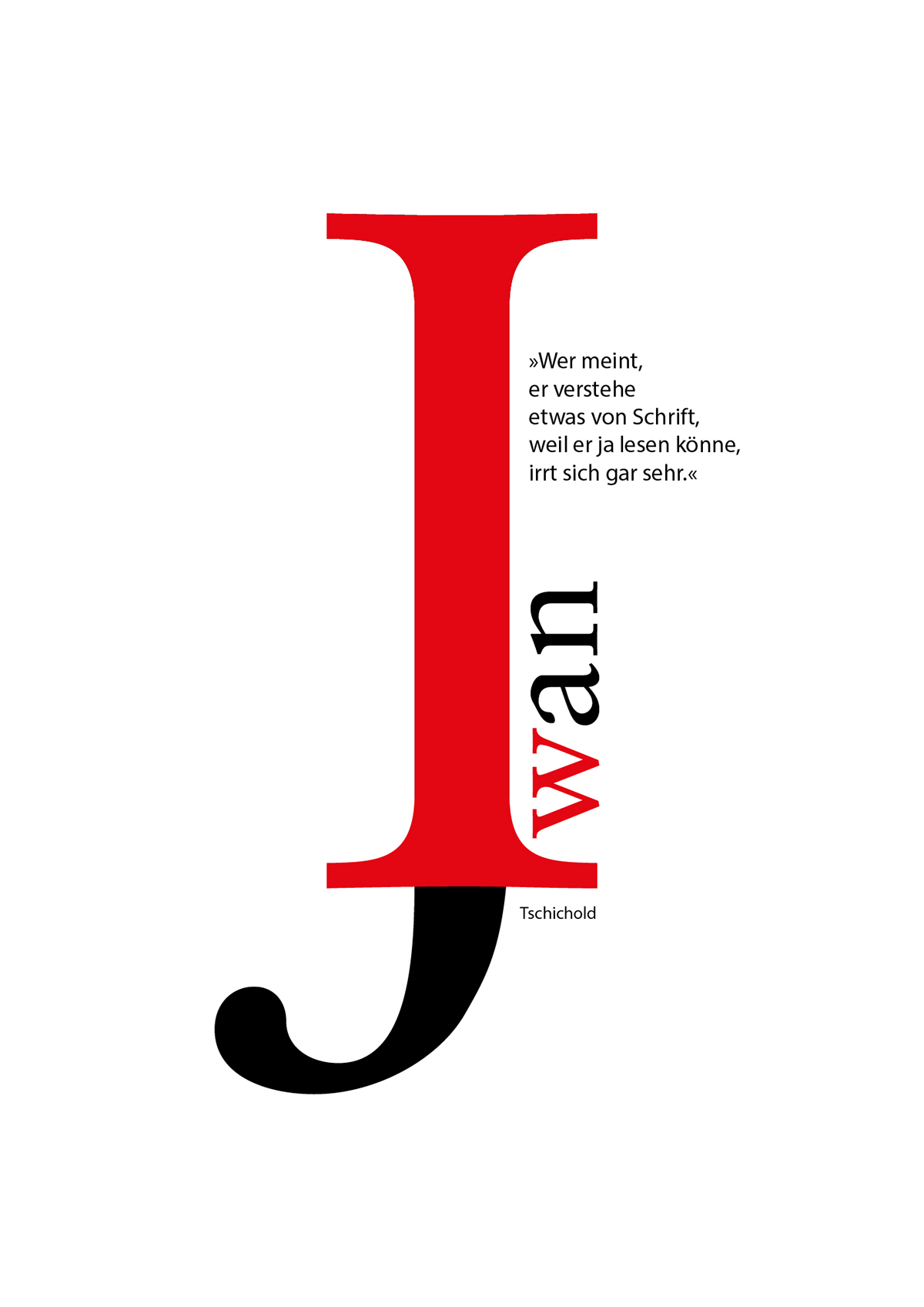 jan tschichold type typograf font poster