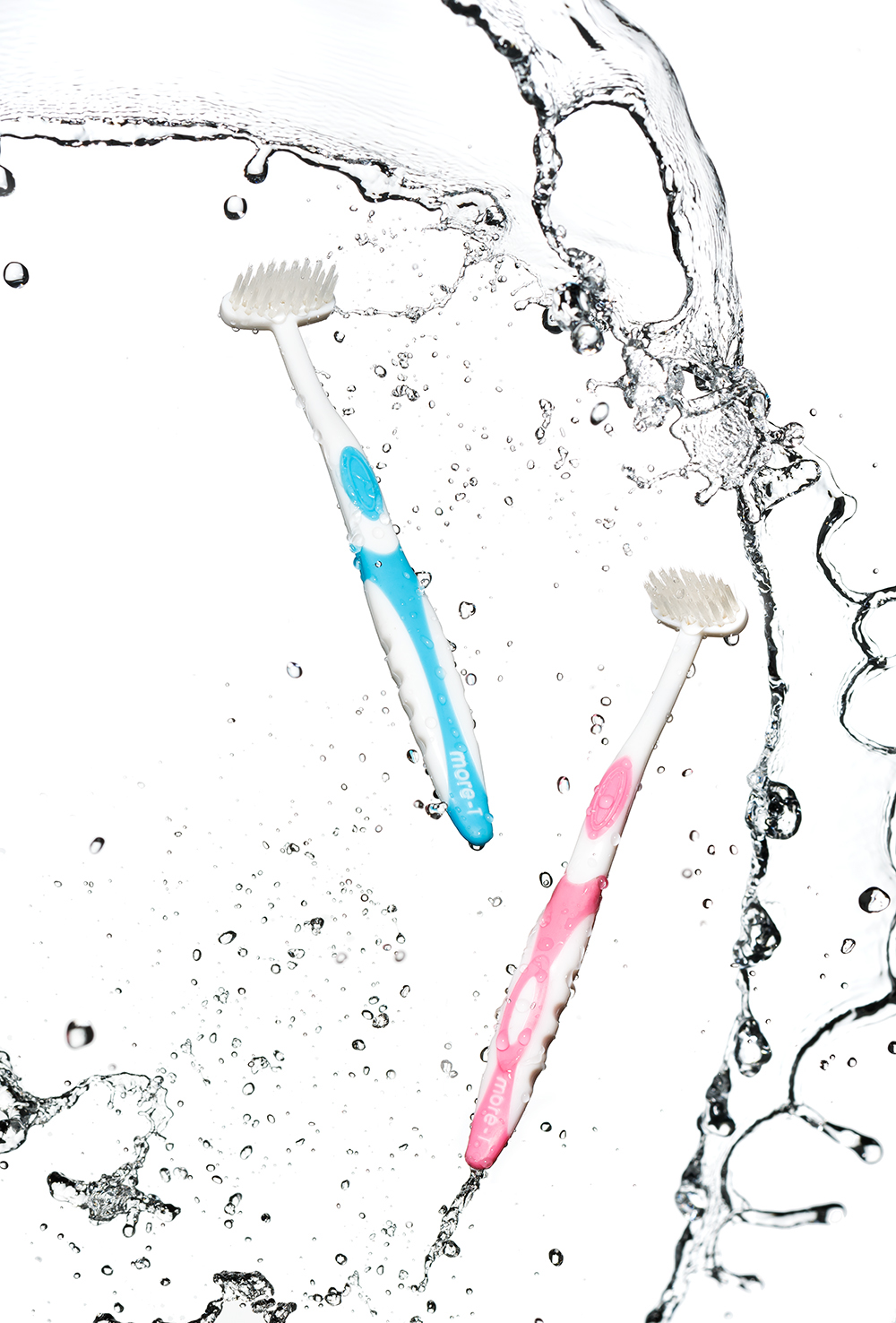 more-T toothbrush usa tooth brochure flyer design editorial Layout print paper Health toothpaste