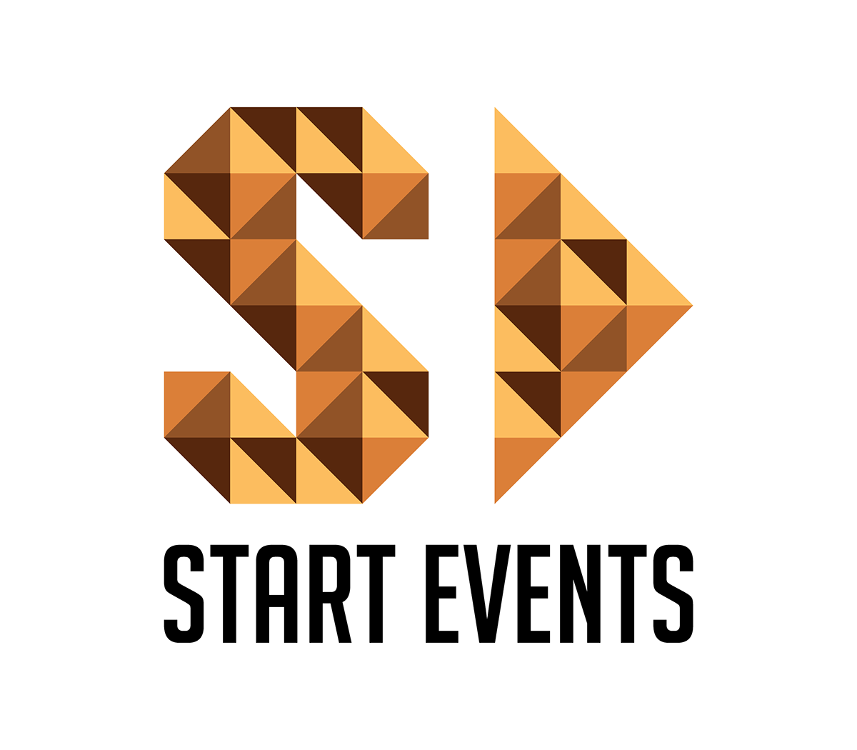 Start Events  logo Triangles diamond 