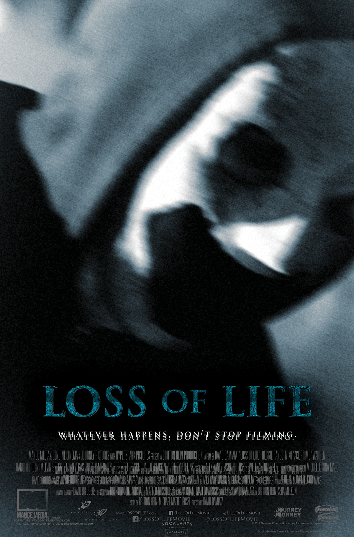 Loss of life poster Socalarts mance media britton hein journey pictures genuine cinema horror thriller killer hypershark pictures keyart