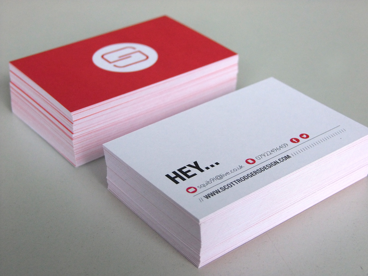 brand self-brand business card brand guidelines