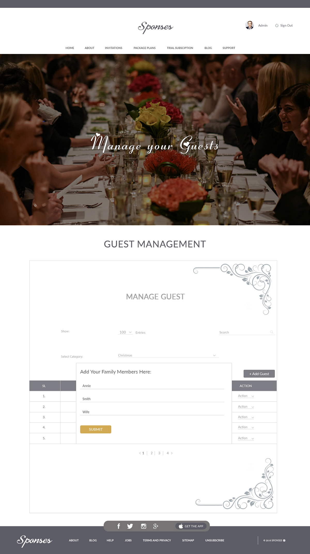 marriage Events Printing arrangements