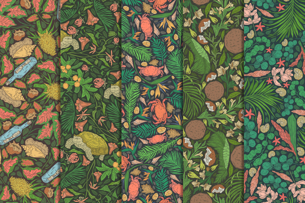 pattern pattern design  ILLUSTRATION  botanical botanical illustration textile design  паттерн vector