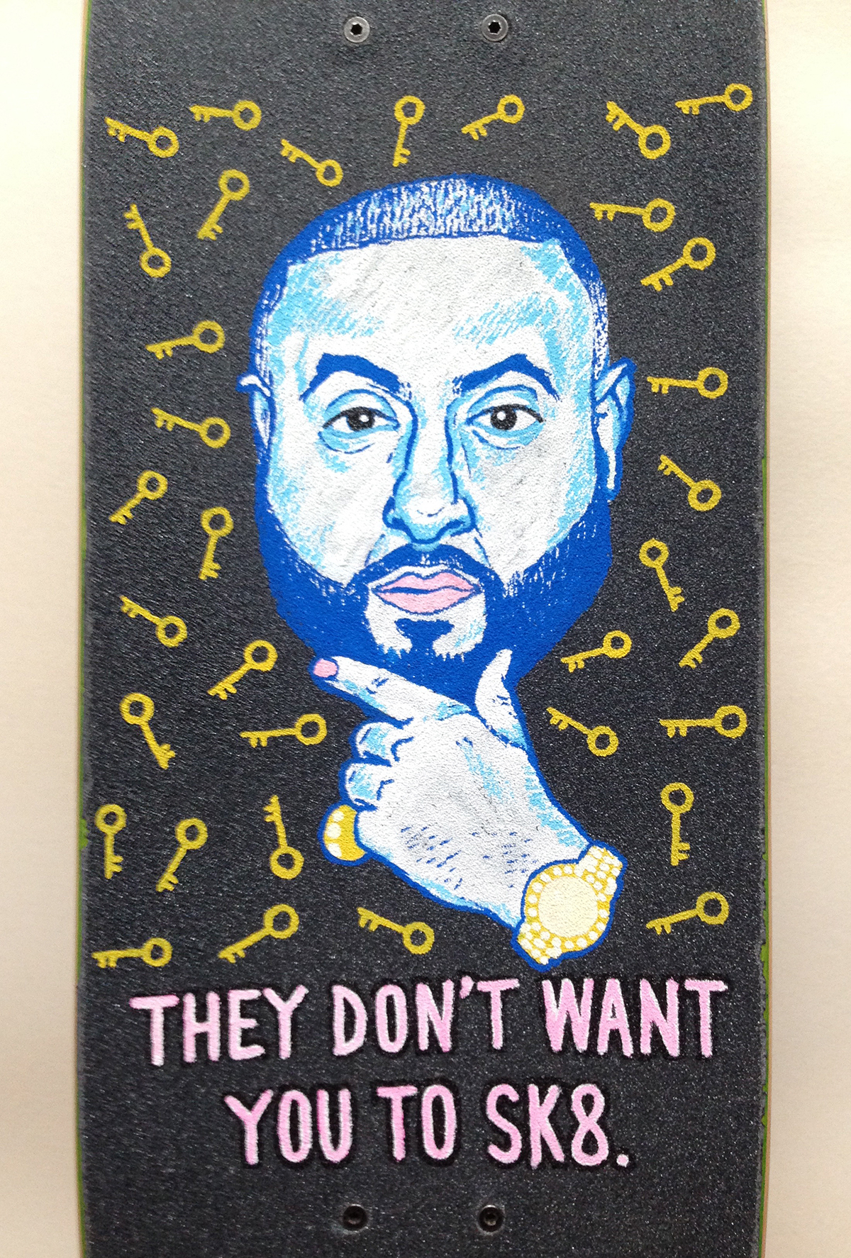 skateboard skateboarding griptape ILLUSTRATION  Drawing  dj khaled paint markers